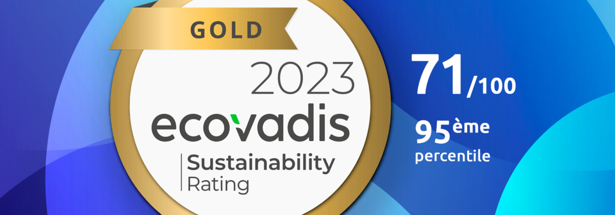 Somater à nouveau médaillé d’or par EcoVadis