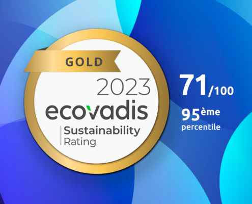 Somater à nouveau médaillé d’or par EcoVadis