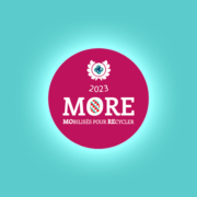 label MORE (MOBILISÉS POUR RECYCLER) pour Somater en 2023