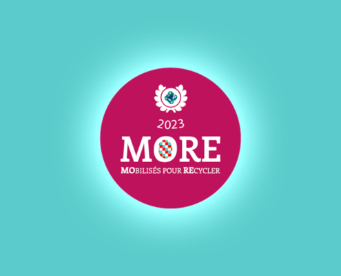 label MORE (MOBILISÉS POUR RECYCLER) pour Somater en 2023