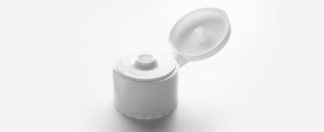 The 24/410 polypropylene hinged-cap