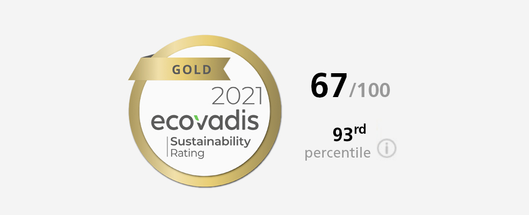 EcoVadis awards SOMATER a gold medal